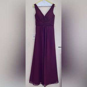 Christina Wu Celebration Bridesmaid Dress Mahogany HX21237